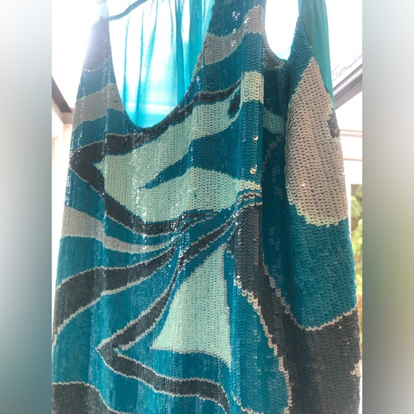 Renzo and Kai sequin tank top. Size L - Picture 3 of 4